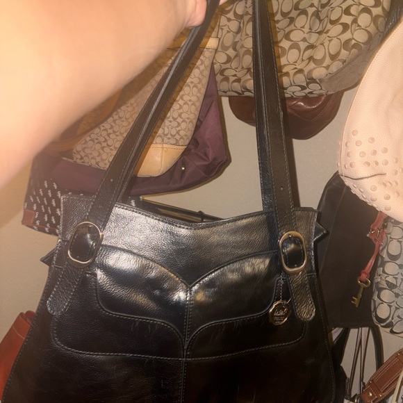 Patricia Nash Leather Parigi Pieced Shopper - Picture 7 of 8